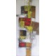 Toile peinture déco abstrait verticale- 120x50 cm