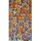 Tableau vertical poissons multicolores- 125x70 cm