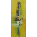Peinture déco jaune: HARMONY-40x100-Dex kusuma