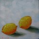 Mini peinture fruit Citrons- 30x30 cm