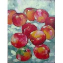Mini peinture fruits Pommes - 40x30 cm
