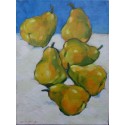 Mini peinture fruits Poires- 40x30 cm