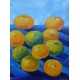 Mini peinture fruit oranges- 40x30 cm