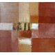 Petit tableau abstrait marron 50x50 cm