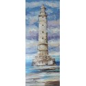 Peinture décorative phare de Cordouan 120x50 cm