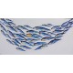Banc de poissons thons tableau panoramique moderne 200x100 cm