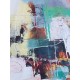  Peinture Abstraite moderne contemporaine-100x100 - Dex Kusuma