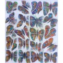 Grand tableau de papillons colorés 120x100 cm