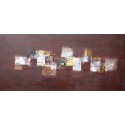 Tableau contemporain horizontal marron-130x60 cm- Suarsa